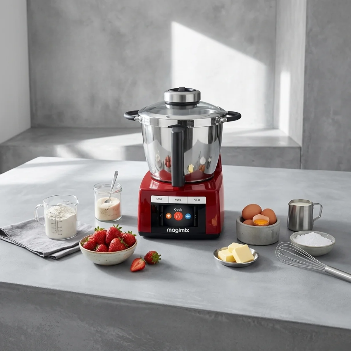 Magmix Cook Expert Rood voor het bereiden van warme gerechten